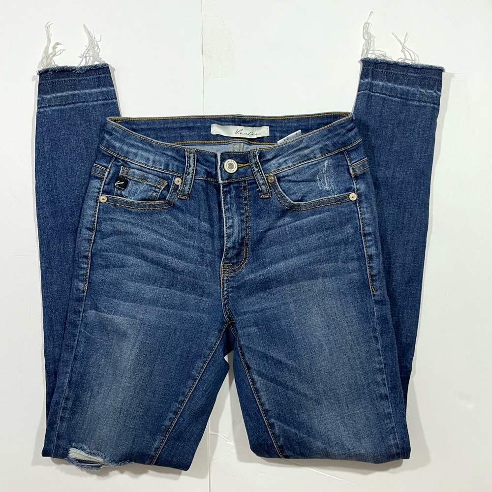 KanCan High Waisted Distressed Jeans Size 24